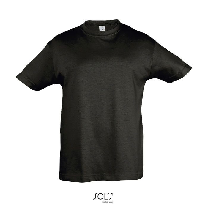 T-shirt enfant promotionnel en coton 150g - REGENT noir profond